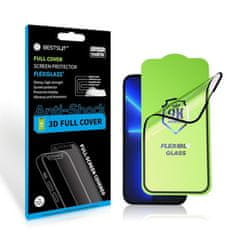BESTSUIT Hibridno steklo Bestsuit Flexible 5D Full Glue za iPhone 13/13 Pro/14/16e (SE 4 2025) črno