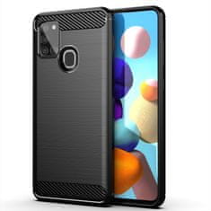 OEM CARBON etui za SAMSUNG A21S črn