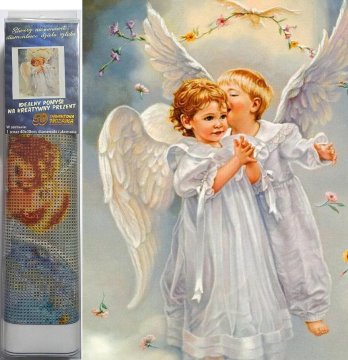 Norimpex Diamantna slika Angeli na nebu 30x40cm