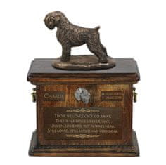 Artdog Ruski črni terier - žara za pasji pepel, žara s kipcem, personalizirana žara za pasji pepel Art-Dog