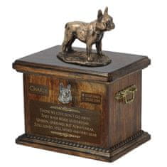Artdog Francoski buldog - žara za pasji pepel, žara s kipcem, personalizirana žara za pasji pepel Art-Dog