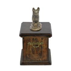 Artdog Nemški ovčar, alzaški - žara za pasji pepel, žara s kipcem, elegantna žara v klasičnem slogu Art-Dog