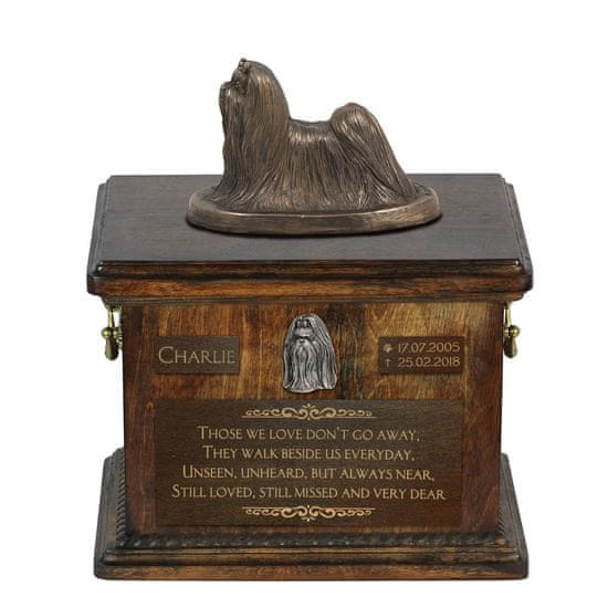 Artdog Shih Tzu, Shi tsu, Shi-Tzu, Szi-cu, Szitzu I - žara za pasji pepel, žara s kipcem, personalizirana žara za pasji pepel Art-Dog