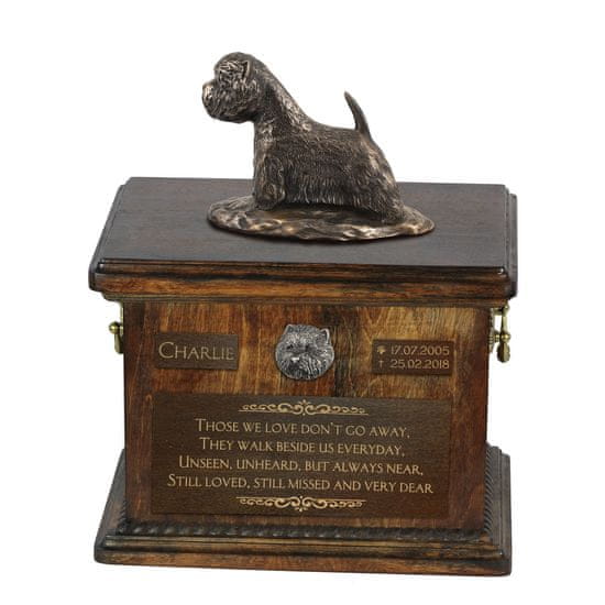 Artdog West Highland White Terrier, Westie - žara za pasji pepel, žara s kipcem, personalizirana žara za pasji pepel Art-Dog