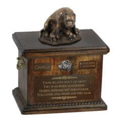 Artdog Staffordshire Bull Terrier, Staffik, Staffi VIII - žara za pasji pepel, žara s kipcem, personalizirana žara za pasji pepel Art-Dog