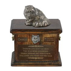 Artdog Persian - žara za mačji pepel, žara s kipcem, personalizirana žara za mačji pepel Art-Dog