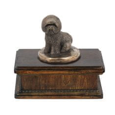 Artdog Bichon Frise, Tenerife Dog - žara za pasji pepel, klasična žara s kipcem, elegantna žara s psom Art-Dog