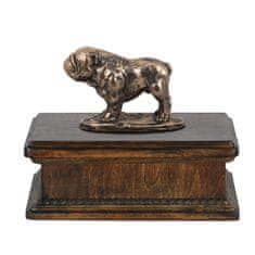 Artdog Bulldog I - žara za pasji pepel, klasična žara s kipcem, elegantna žara s psom Art-Dog
