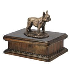 Artdog Francoski buldog - žara za pasji pepel, klasična žara s kipcem, elegantna žara s psom Art-Dog