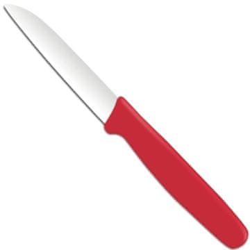 Hendi Nož za lupljenje sadja in zelenjave 180 mm - rdeč