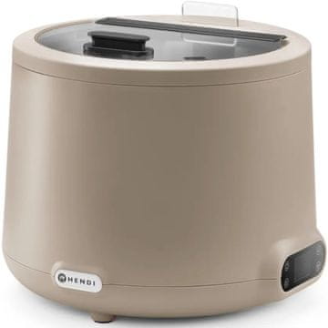 Hendi Termo kotliček za juho Uniq, električni, premer 365 x 325 mm, 8 l, 500 W - bež