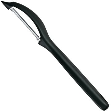 Victorinox Univerzalni lupilnik za zelenjavo in sadje z zobčki - črn