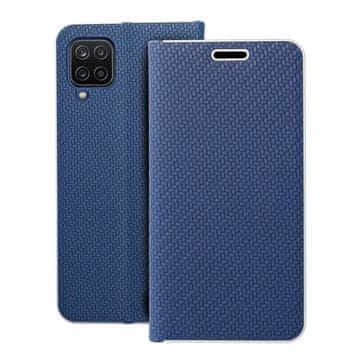 OEM Torbica LUNA Book Carbon za SAMSUNG A12 / M12, modra