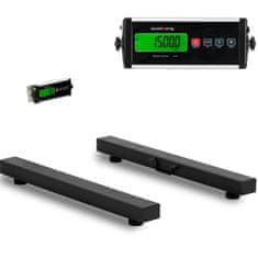 BE Digitalna LCD tehtnica z Bluetooth signalom 1500 / 0,5 kg 100 x 10 cm
