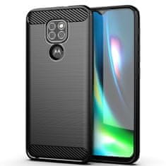 OEM CARBON etui za MOTOROLA Moto G9 PLAY / E7 PLUS črn