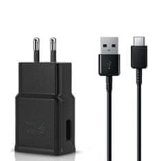 Samsung HIŠNI POLNILEC EP-TA200BBE 15W z USB Type C EP-DG970BBE - črn