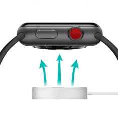 Onasi Style polnilec za pametno uro Apple Watch series 1, Apple Watch series 2, Apple Watch series 3, Apple Watch series 4, Apple Watch series 5, Apple Watch series 6, Apple Watch series 7 - bel