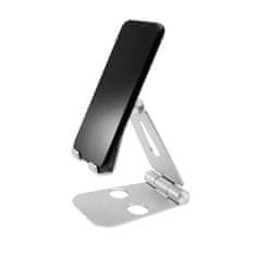 FIXED Namizno stojalo Frame PHONE za mobilne telefone, aluminijasto srebrno
