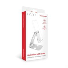 FIXED Namizno stojalo Frame PHONE za mobilne telefone, aluminijasto srebrno