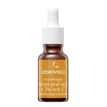 shumee Eyebright posvetlitveni serum za oči s 3% vitamina C, proti gubam, 15 ml