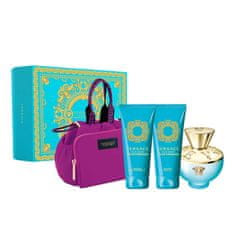 shumee Dylan Turquoise Pour Femme set toaletna voda v spreju 100 ml + gel za tuširanje 100 ml + gel za telo 100 ml + kozmetična torbica