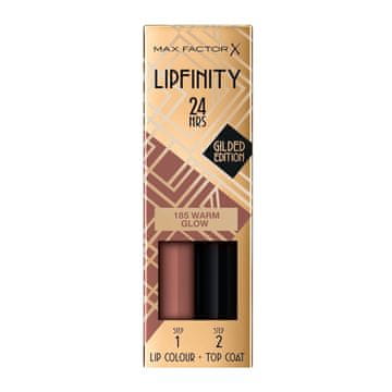 shumee Lipfinity Lip Colour 24h dvofazna šminka z dolgo obstojnostjo 185 Warm Glow 4,2 ml