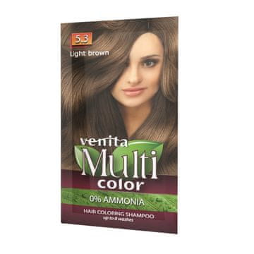 shumee MultiColor barvni šampon 5.3 Light Brown 40g
