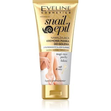 shumee Snail Epil vlažilna kremasta depilacijska pena s polžjo sluzjo za suho in občutljivo kožo 175 ml