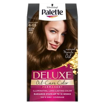 shumee Deluxe Oil-Care Colour obstojna barva za lase z mikroolji 760 (4-65) Dazzling Brown