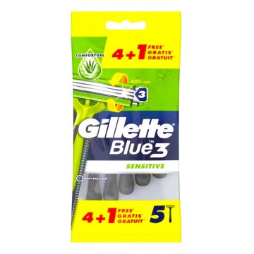 shumee Blue3 Sensitive britvice za enkratno uporabo 5 kos