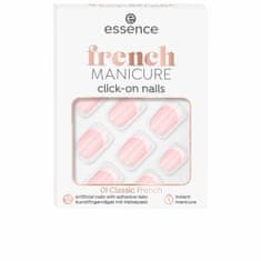 Essence Lažni nohti Essence French Samolepilne Lahko se ponovno uporabi Nº 01 Classic french (12 kosov)