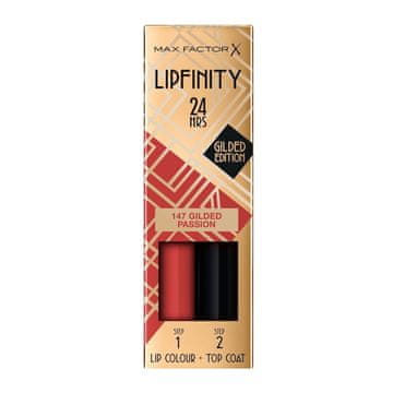 shumee Lipfinity Lip Colour 24h dvofazna šminka z dolgo obstojnostjo 147 Gilded Passion 4,2 ml