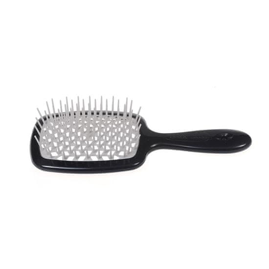 shumee Superbrush frizerska krtača za razčesavanje las, črne in sive