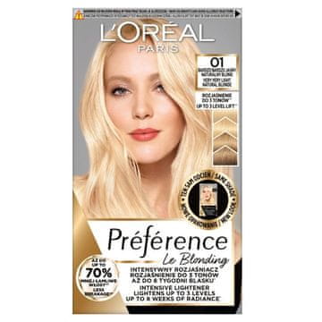 shumee Preference Le Blonding barva za lase 01 Very Very Natural Blonde