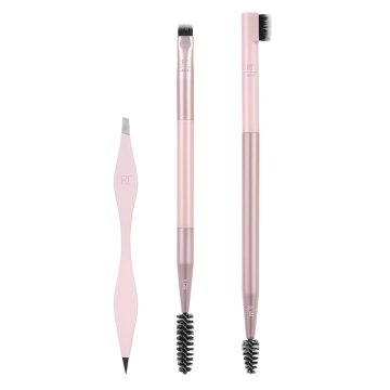 shumee Brow Shaping Set čopič za obrvi + glavnik za obrvi + pinceta