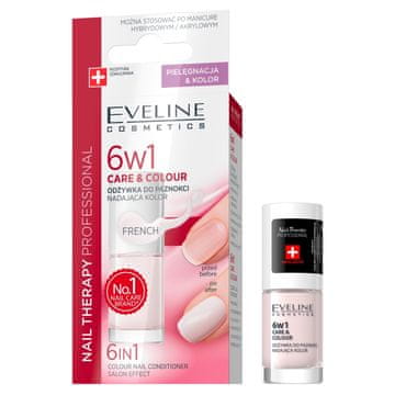shumee 6v1 Care&amp;Color balzam za nohte, ki daje francosko barvo 5 ml
