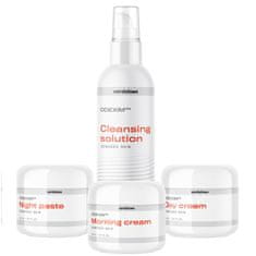 shumee Komplet čistilne tekočine 150 ml + jutranja krema 30 ml + dnevna krema 30 ml + nočna pasta 30 ml
