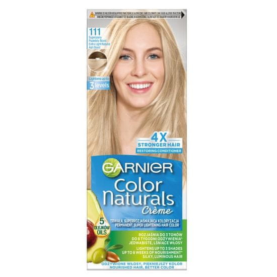 shumee Color Naturals Creme krema za barvanje las 111 svetlo pepelnato blond