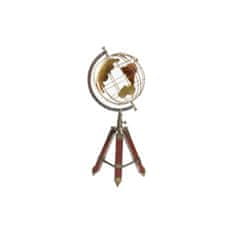 DKD Home Decor Globus DKD Home Decor Rjava Zlat Kovina Mangov les 20 x 20 x 50 cm
