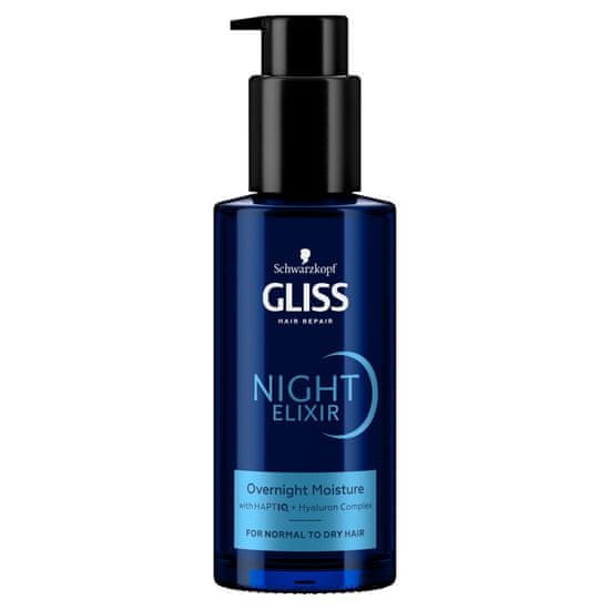 shumee Night Elixir Moisture vlažilna nočna nega brez izpiranja za normalne in suhe lase 100 ml