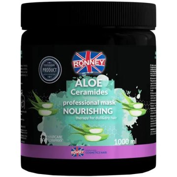 shumee Aloe Ceramides Professional Mask Hranilna vlažilna maska za suhe in brez las 1000 ml