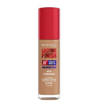 shumee Lasting Finish 35H močno vlažilna in dolgoobstojna prekrivna podlaga za obraz s filtrom SPF20 303 Honey 30 ml