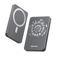 Awei P113K 10 000 mAh, brezžična, 15 W, powerbank