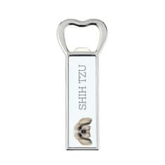 Artdog Shih Tzu, Shi tsu, Shi-Tzu, Szi-cu, Szitzu - odpirač za steklenice s fotografijo in napisom za pivo Art-Dog