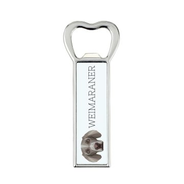 Artdog Weimaraner, Weimaraner - odpirač za steklenice s fotografijo in napisom za pivo Art-Dog