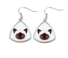 Artdog Birman - elegantni kovinski darilni uhani znamke Art-Dog