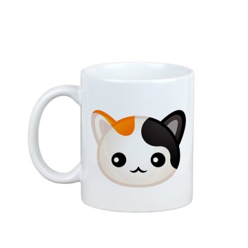 Artdog Japonski bobtail - skodelica z grafiko in napisom znamke Art-Dog
