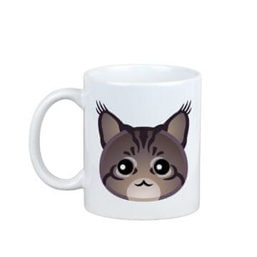 Artdog Maine Coon - skodelica z grafiko in napisom znamke Art-Dog