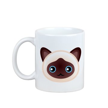 Artdog Birman - skodelica z grafiko in napisom znamke Art-Dog