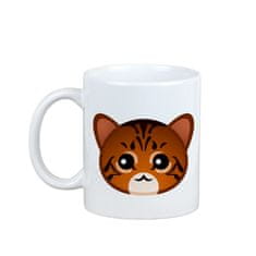Artdog Toyger cat - skodelica z grafiko in napisom znamke Art-Dog
